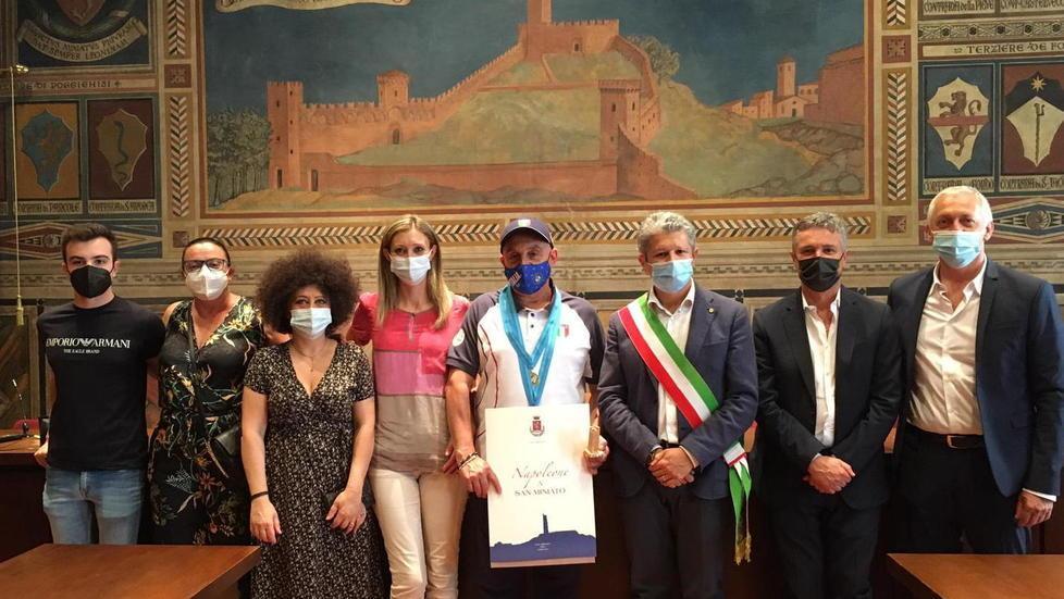 San Miniato premia il campione Gaetani per le imprese iridate 