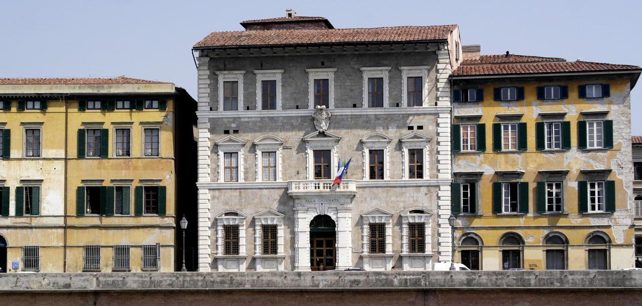 La sede del rettorato dell'Università di Pisa