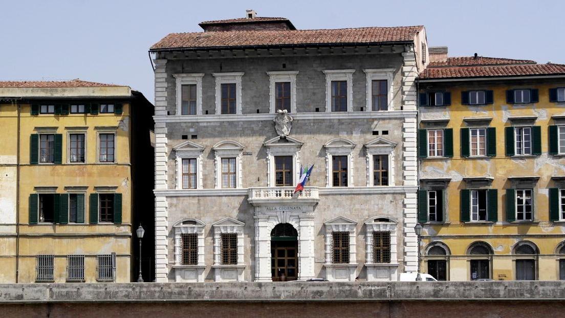 La sede del rettorato dell'Università di Pisa