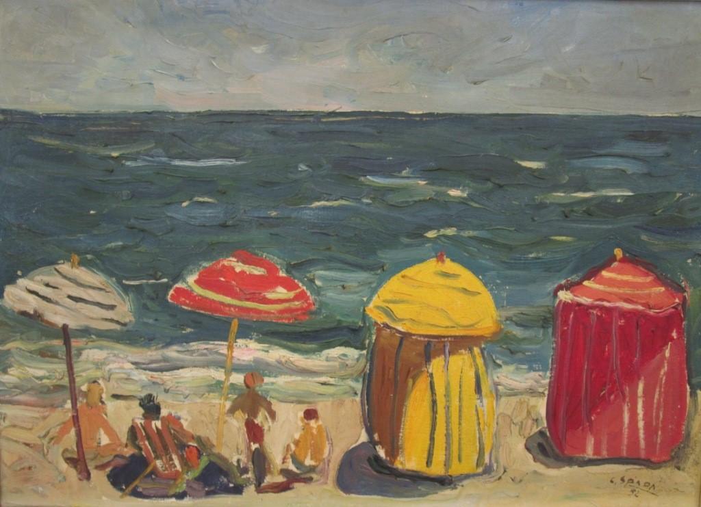 Un dipinto di Costantino Spada, fra i quadri in mostra alla Pinacoteca