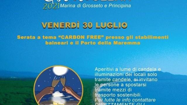 Serata con aperitivi a lume di candela e senza emissioni