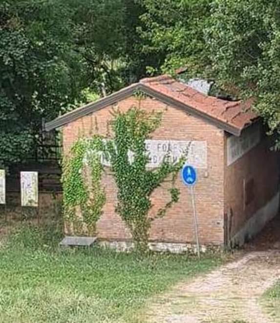 «Casetta dei Froldi in stato di degrado nella golena a Ro» 