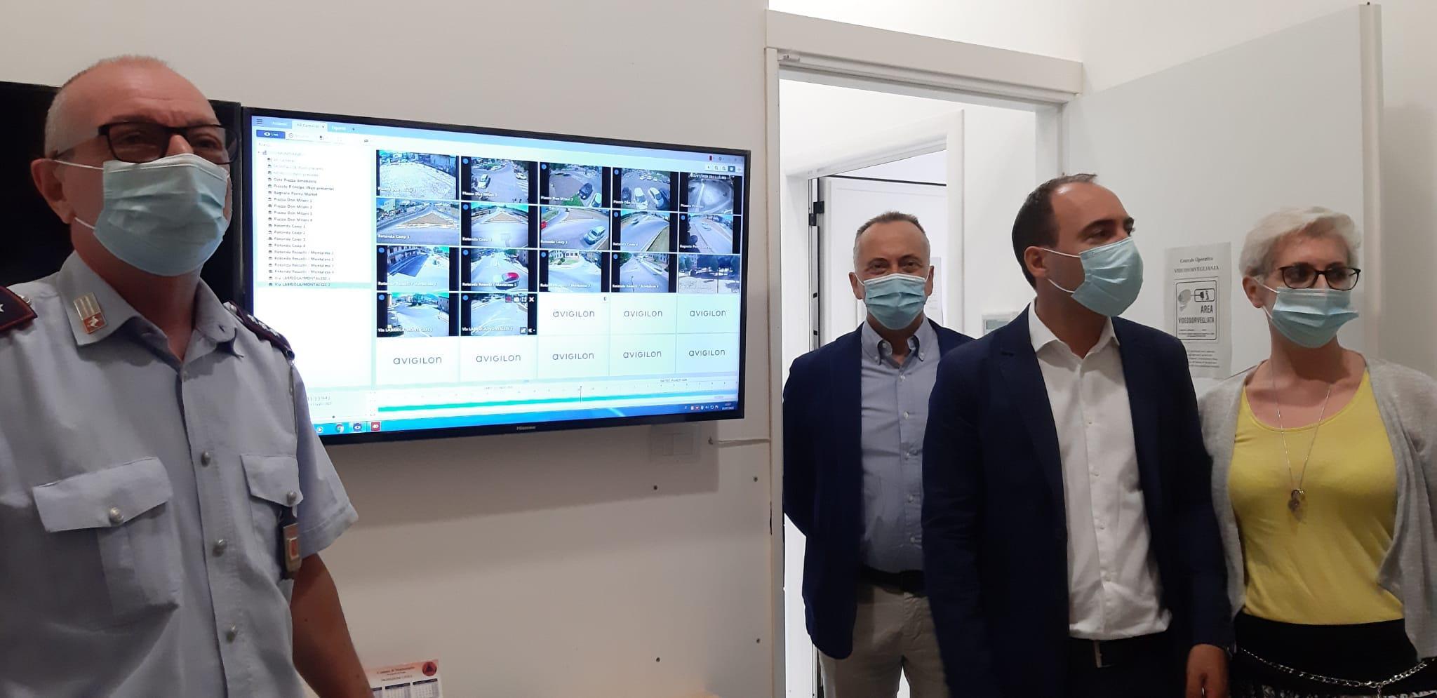 Il sistema di telecamere di videosorveglianza a Montemurlo