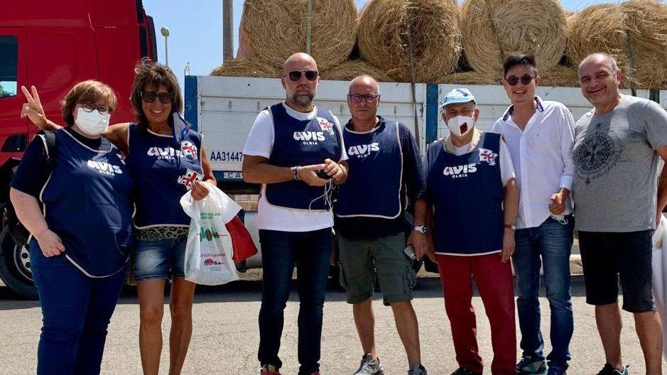 Fieno e acqua per le aziende agricole del Montiferru in cenere
