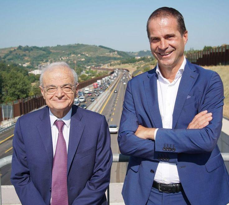 Il presidente di Autostrade Mari e l'ad Tomasi