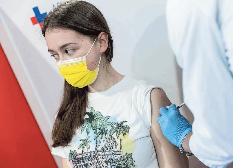Una vaccinazione in una foto d'archivio