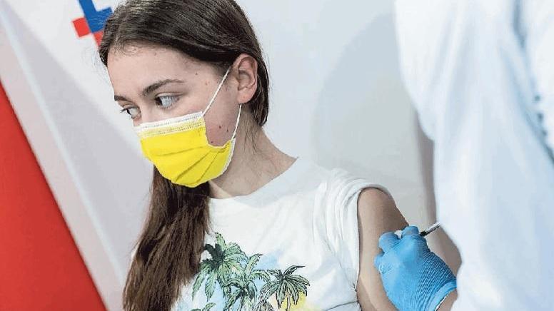 Una vaccinazione in una foto d'archivio