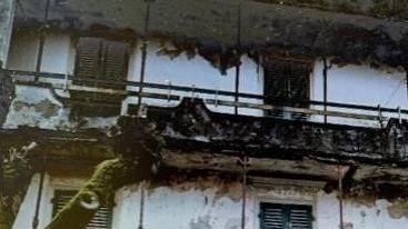 La facciata dell’ex hotel Versilia, tra via Bovio e viale della Libertà