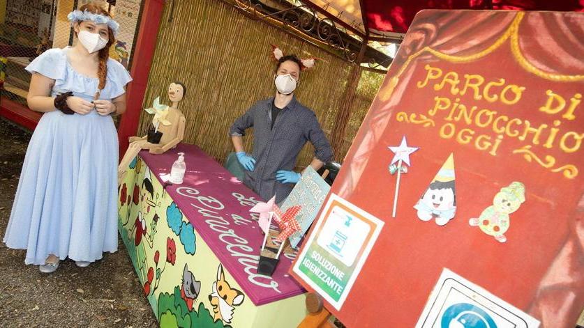 Mangiafuoco in scena con sei appuntamenti al Parco di Pinocchio