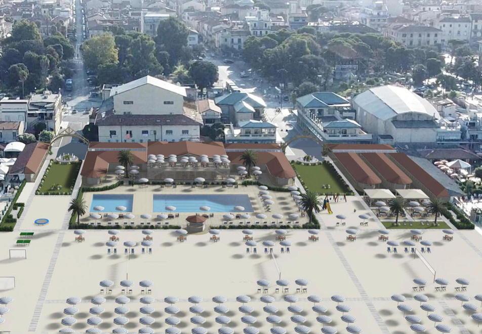 Case vacanze, ristorante, ingressi storici: ecco il progetto del nuovo bagno Nettuno di Viareggio