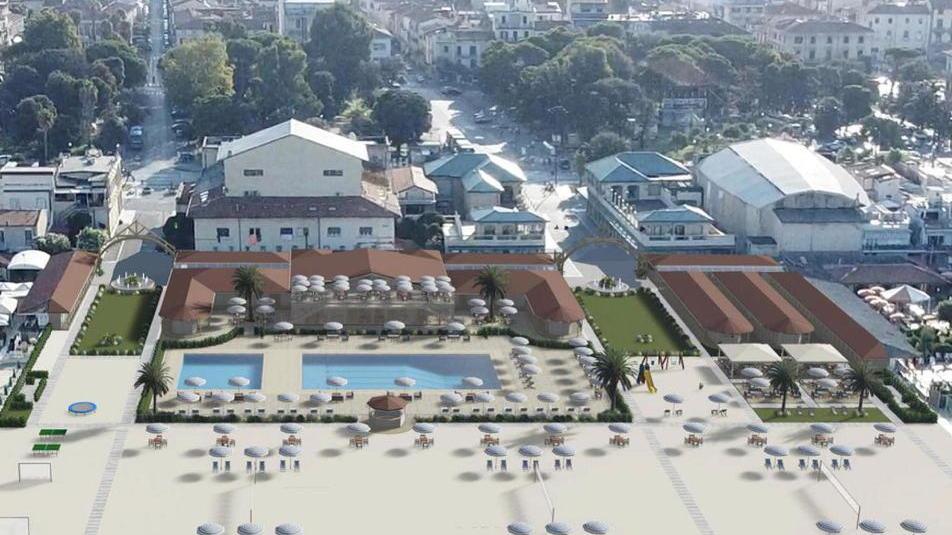 Case vacanze, ristorante, ingressi storici: ecco il progetto del nuovo bagno Nettuno di Viareggio