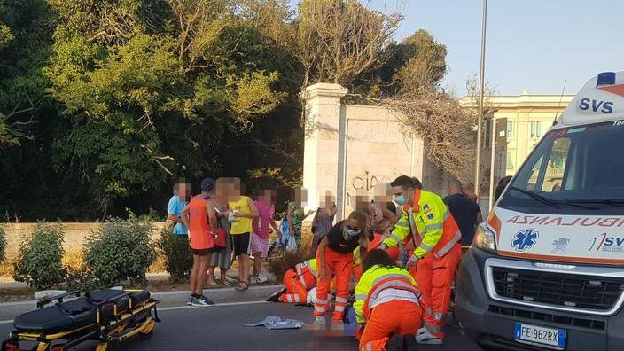 Migliorate le condizioni del nonno travolto sul viale
