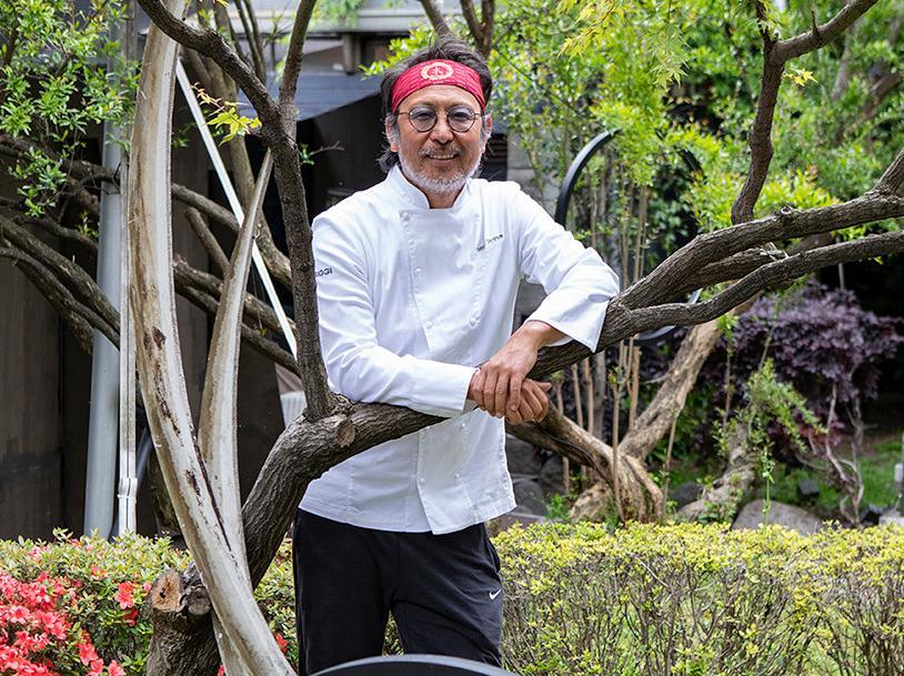 Meraviglie della cucina Japan con vista mare a Baja Sardinia