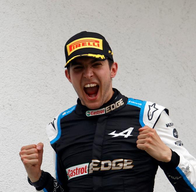 Gp a sorpresa: l’Alpine vince con Ocon Vettel squalificato e Sainz sale sul podio 