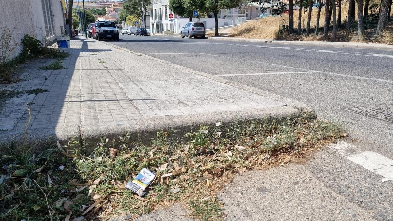 Via Costituzione, slalom tra ostacoli e aree incolte