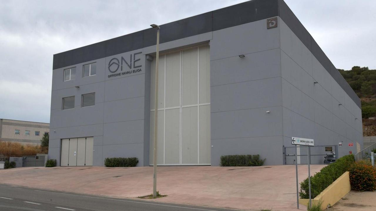 Il cantiere One a Cala Saccaia