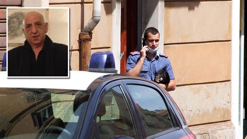 L'uomo ucciso e la casa dove è avvenuto il delitto (Foto Paolo Barlettani)