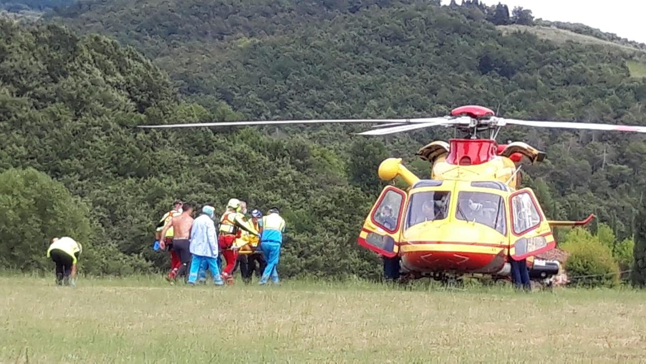 Precipita in un parco col parapendio, è grave - Video