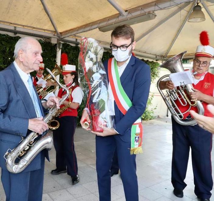 Festeggiati a suon di sax i cento anni di Ottorino