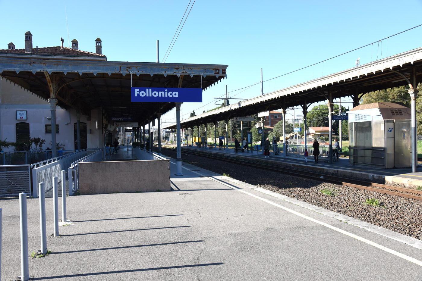 La stazione di Follonica (foto Giorgio)