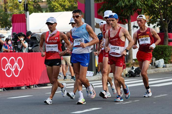 Stano durante la gara di Sapporo che lo ha consacrato campione olimpico