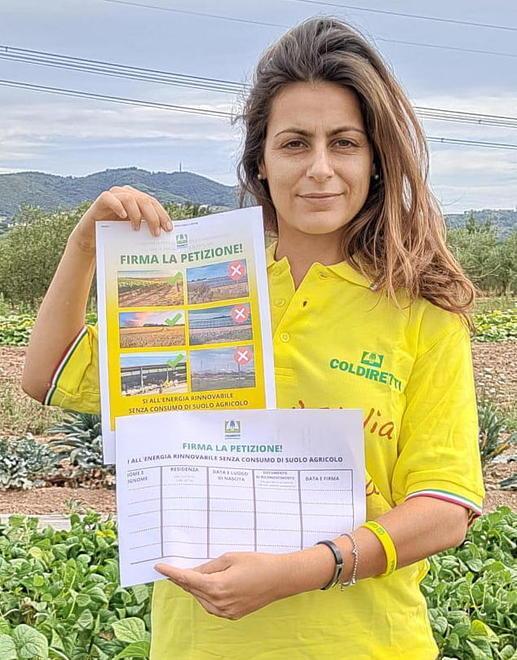 Stop ai pannelli solari sui terreni agricoli Petizione della Coldiretti 