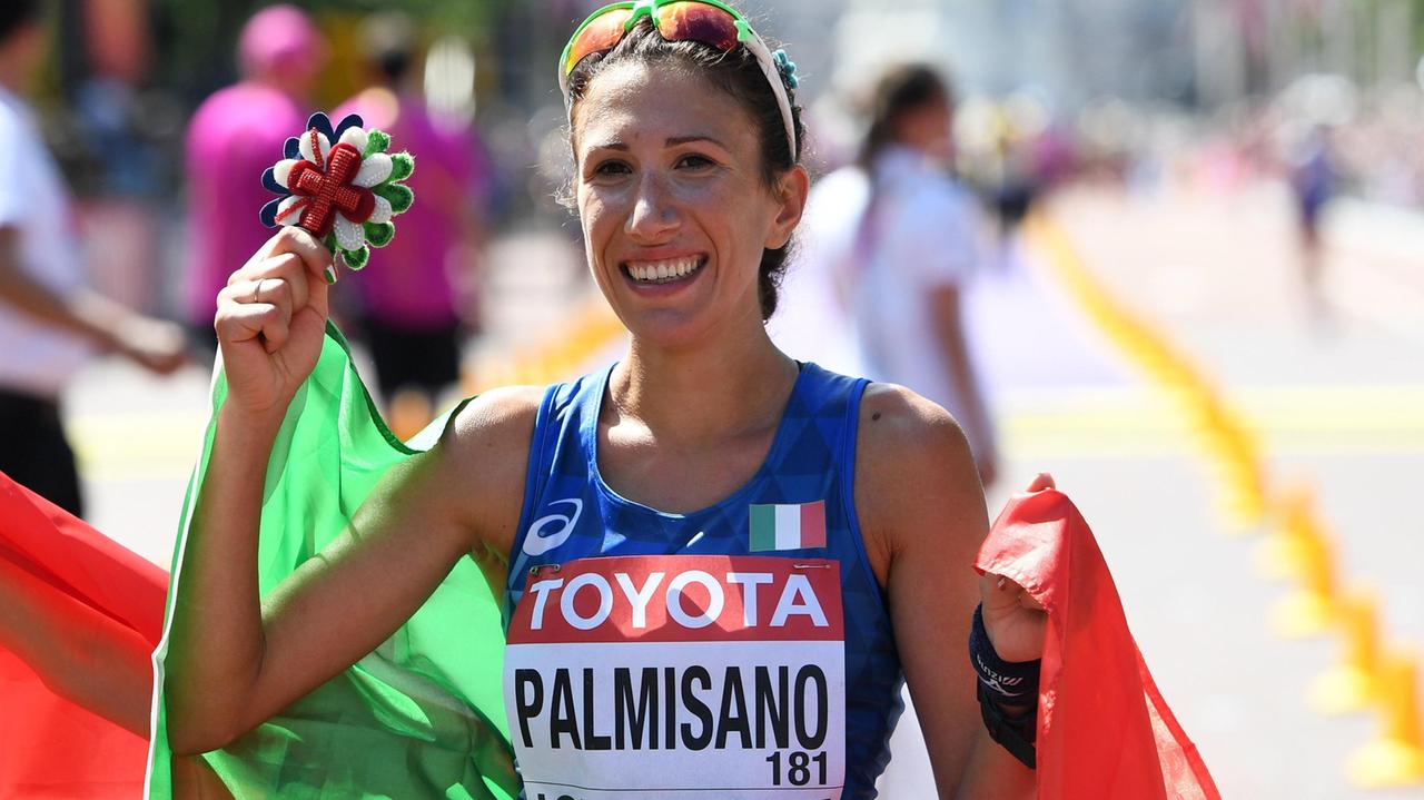 Antonella Palmisano oro olimpico nella marcia 20 chilometri