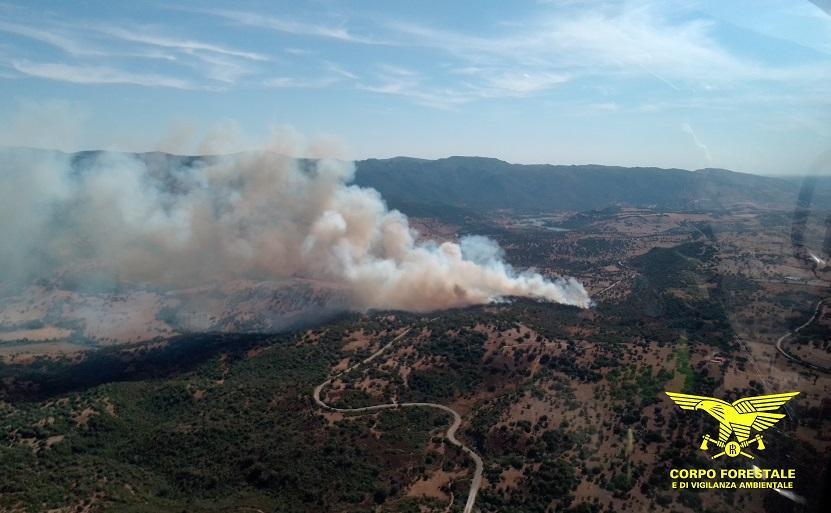 Di nuovo fiamme, torna la paura a Santu Lussurgiu