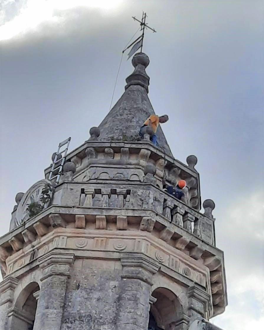 Nulvi, messo in sicurezza il campanile della chiesa dell’Assunta