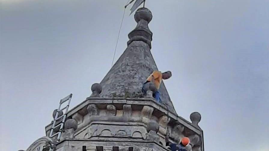 Nulvi, messo in sicurezza il campanile della chiesa dell’Assunta