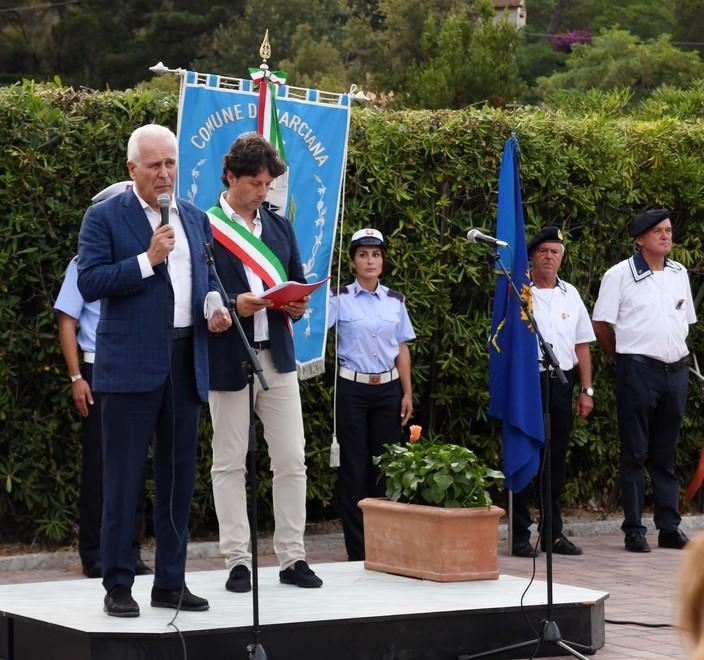 La piazza del parco di Procchio dedicata all’ammiraglio Gennari