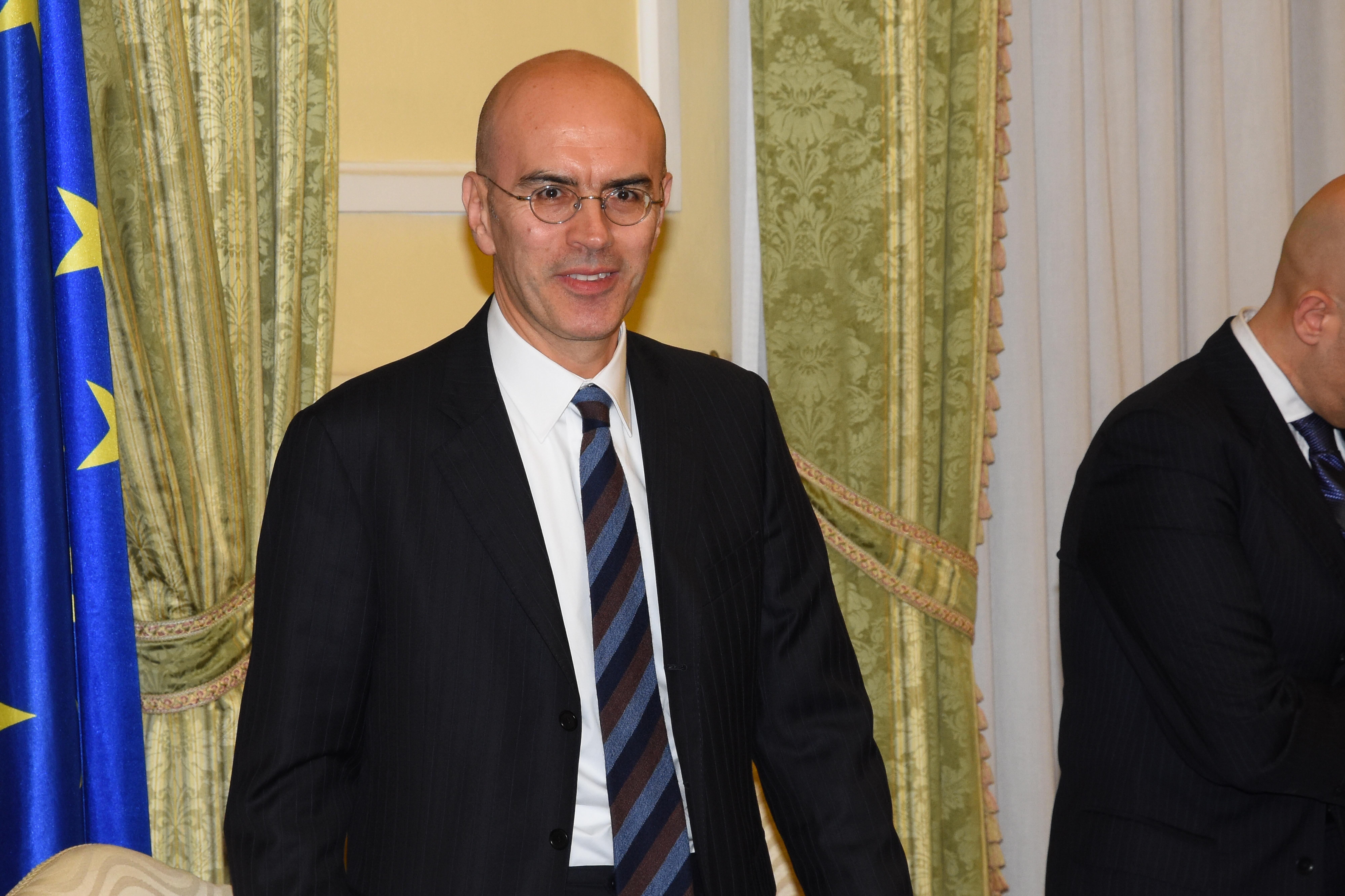 Il prefetto di Grosseto Fabio Marsilio nel giorno del suo insediamento: era il 7 gennaio 2020
