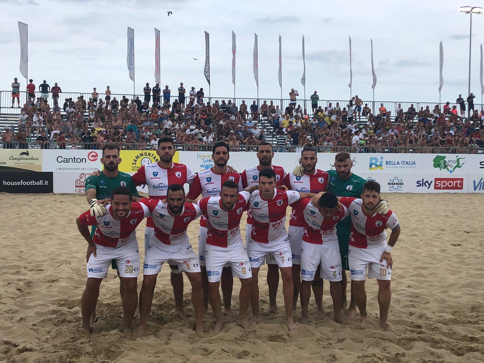 Il Pisa Beach Soccer è campione d'Italia