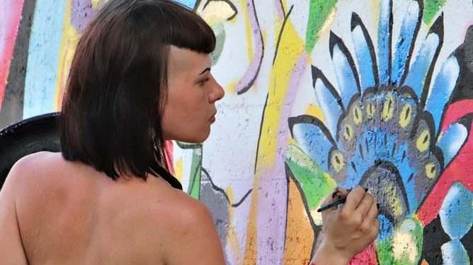 I colori invadono Bargecchia, i writers al lavoro per due giorni - Le foto