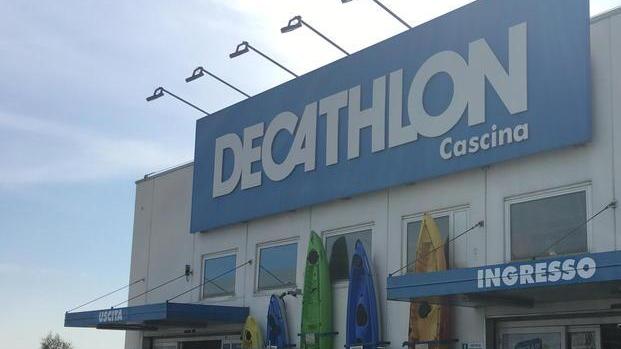 Il negozio Decathlon a Navacchio