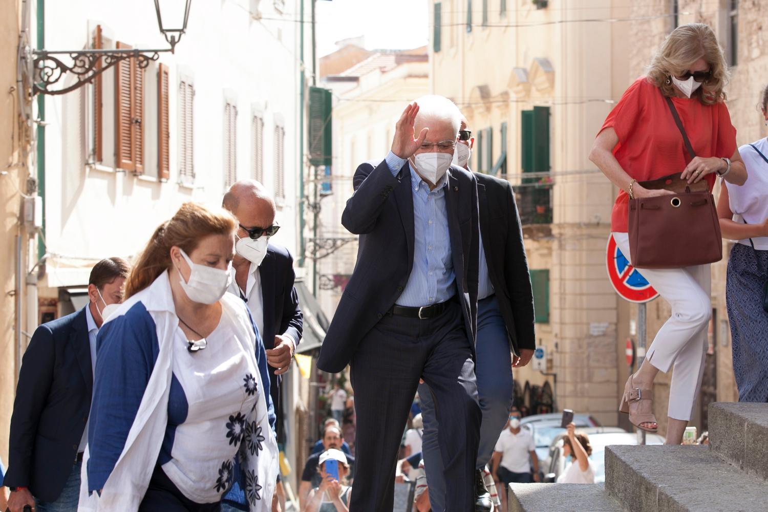 Sergio Mattarella all'ingresso in Cattedrale (foto roberto gabrielli)
