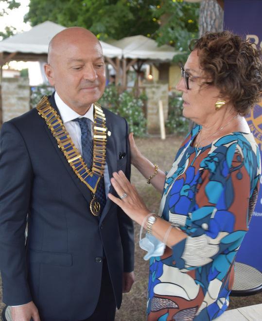 Gian Franco Francia alla guida del Rotary 