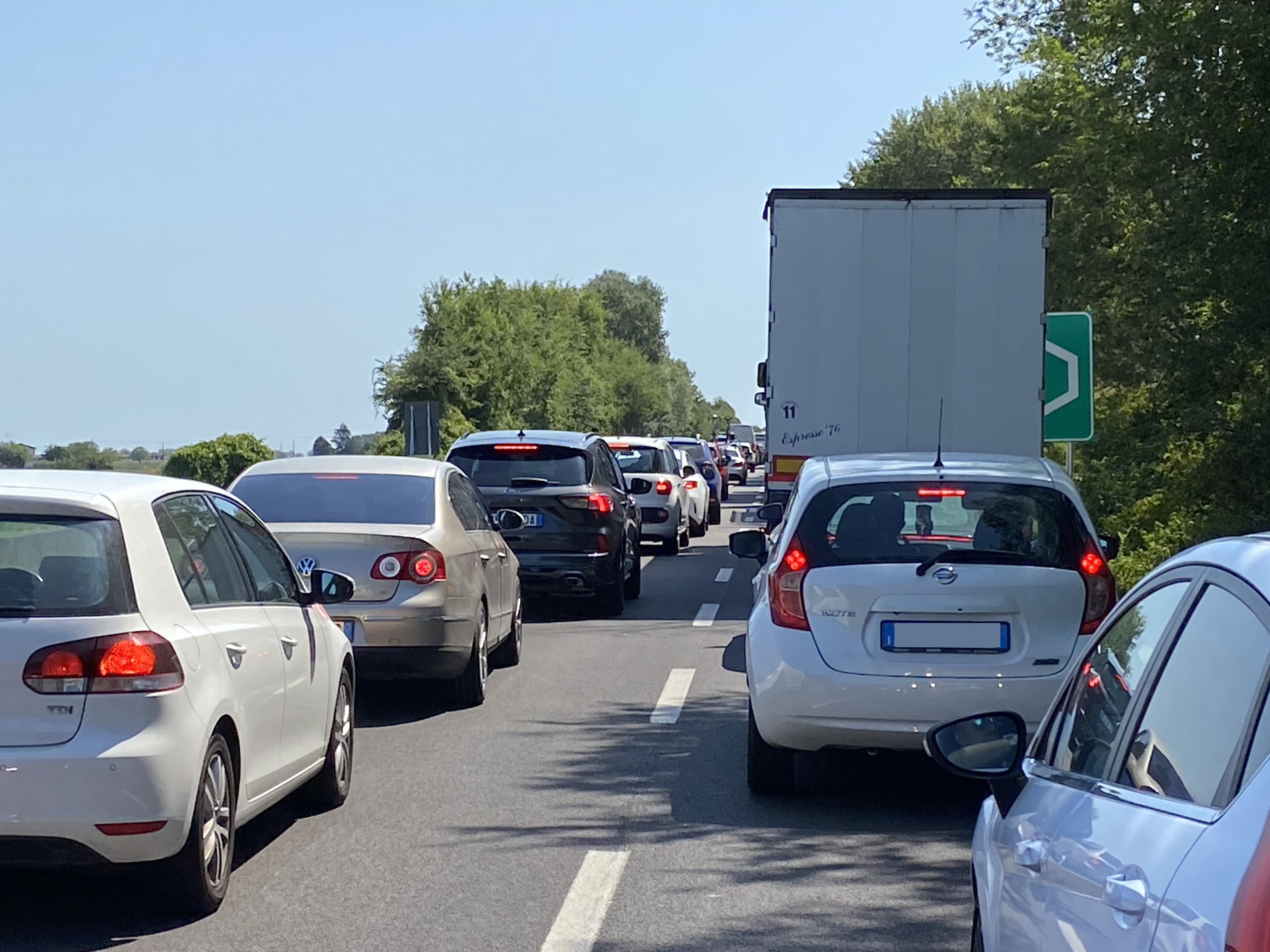 Lavori sulla Ferrara-mare, super chiusa a Masi Torello