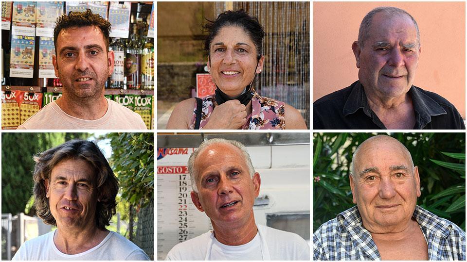 Luca Dalle Piagge, Antonella Spanu, Franco Pardini, Simone Domenici, Guido Cecchini e Sauro Baralla