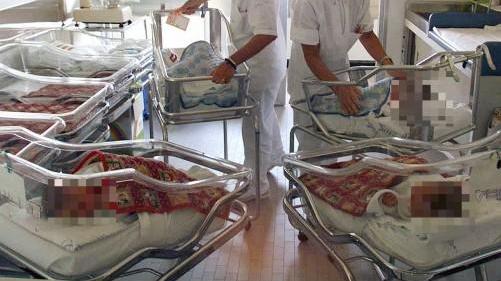 La nursery di un ospedale
