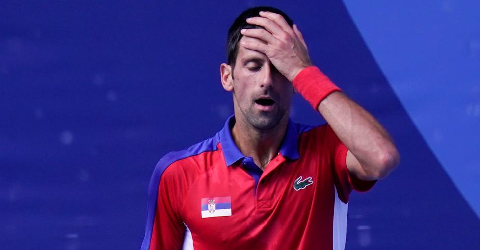 La delusione che brucia di più? Chiedetelo a Novak Djokovic