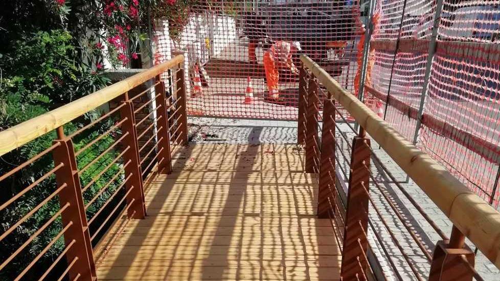 Passerelle pedonali Ripristinati i percorsi sbarrati a fine 2019