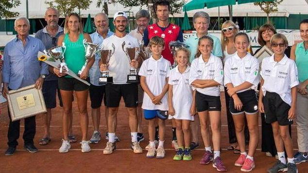 Fabbiano e Giovine coppia d’oro del trofeo Open del Tennis Italia di Forte