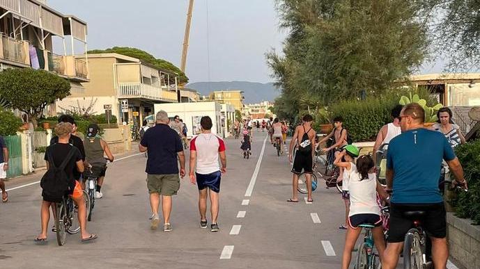 Pista ciclabile finita