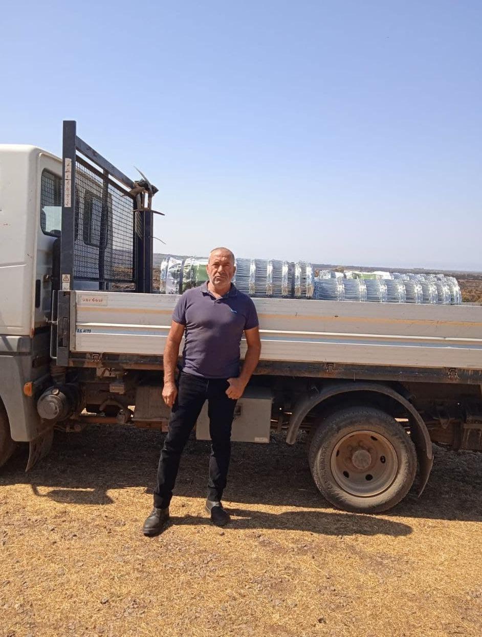 Recinzioni in dono dopo gli incendi 