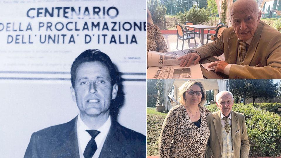 Ferdinando Guerrini ai tempi in cui era sindaco di Terricciola, L’ex amministratore comunale durante un’intervista al Tirreno del 2018, Guerrini insieme alla figlia Manuela