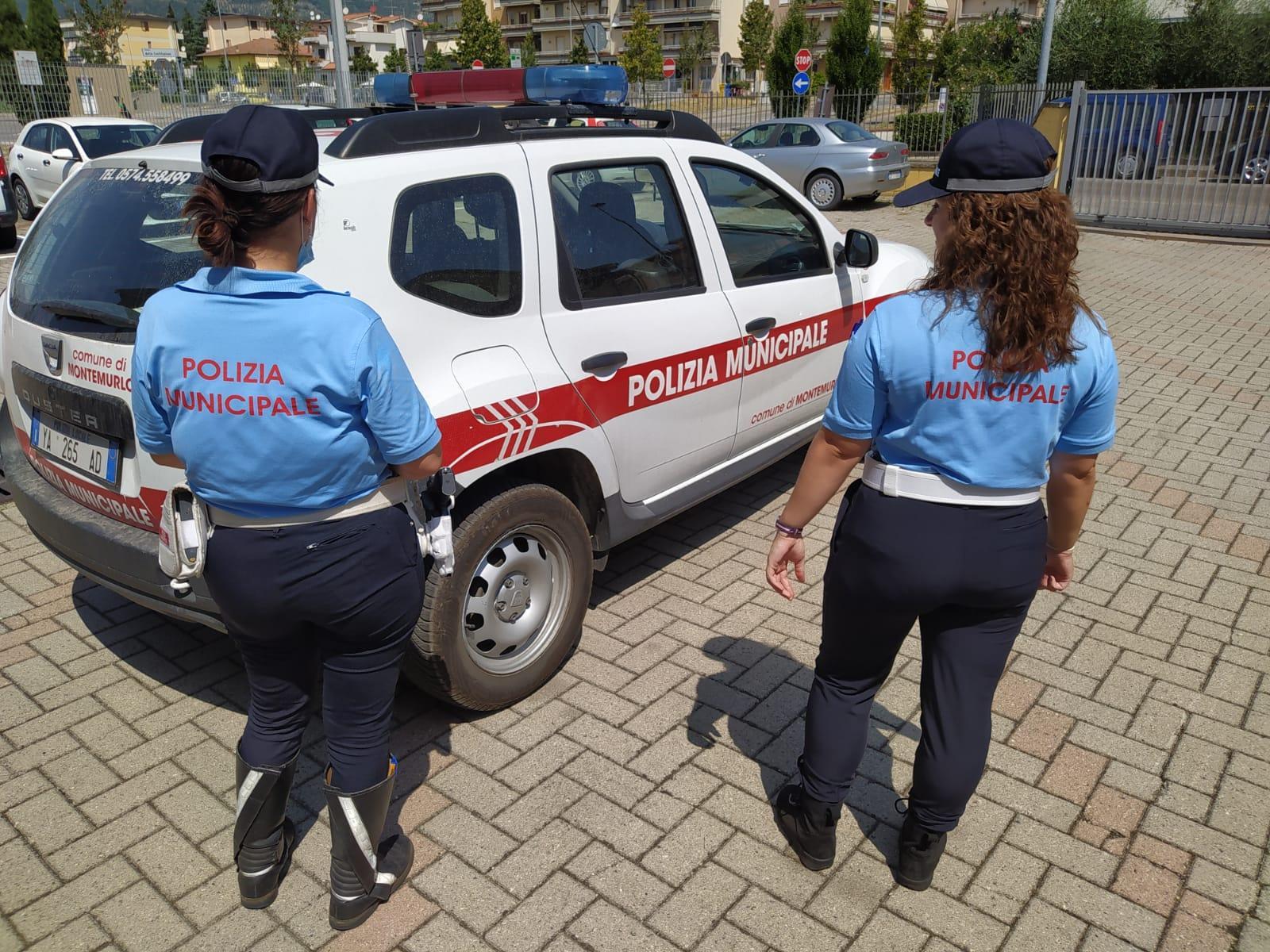 La polizia municipale di Montemurlo