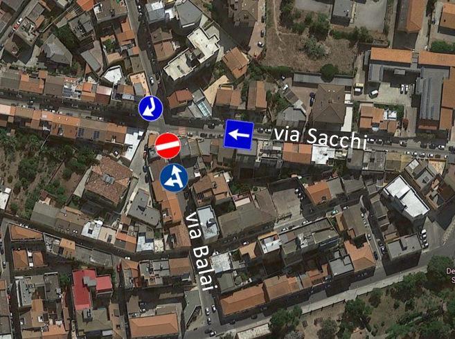 Via Balai, ecco come cambia la viabilità 