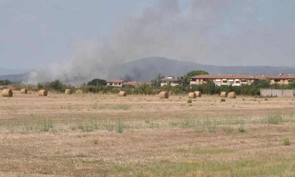 Un tratto dei terreni tra via Senese e via del Commendone (foto BF)