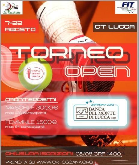 Il torneo Open del Ct Lucca entra nel vivo a Vicopelago 